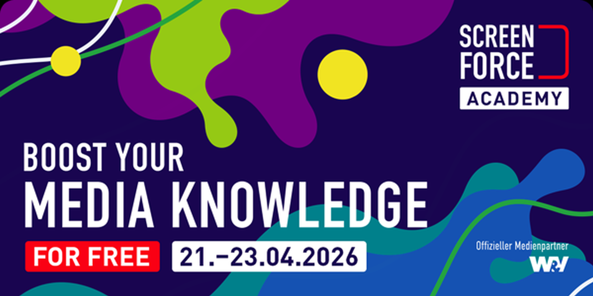 Es geht wieder los: Die Screenforce Academy für junge Talente in der Mediabranche.