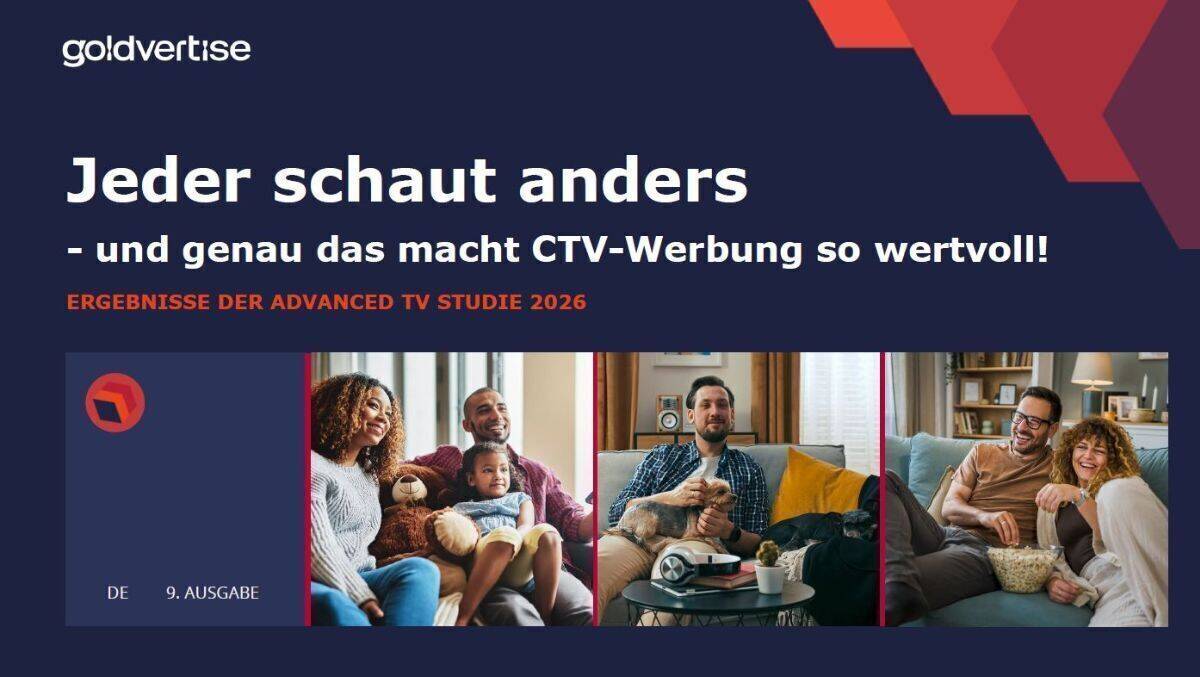 Jeder schaut anders - so das Fazit der 9. Advanced TV-Studie. 