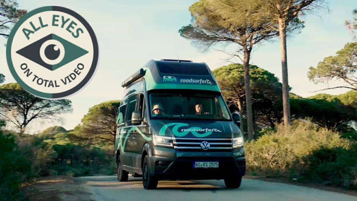Lovebrand für das Van-Life: Ein Gefühl, das sich laut Roadsurfer vor allem auf dem großen Bildschirm transportieren lässt.