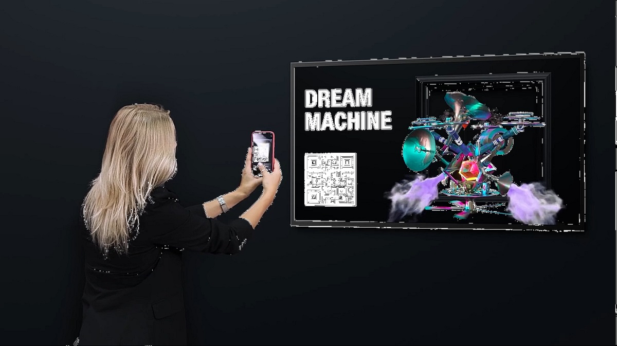 Bei der "Dream Machine" von TV Wartezimmer konnten Patienten ihre Träume per KI visualisieren lassen.