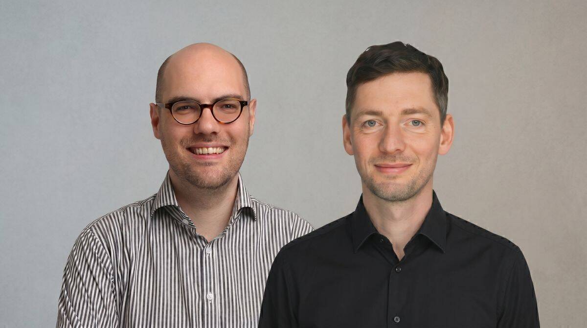 Marvin Vogt (l.) und Stefan Schönherr (r.) von Eye Square. 