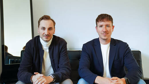 Lukas Flöer freut sich über den Neuzugang Otto Schmidt