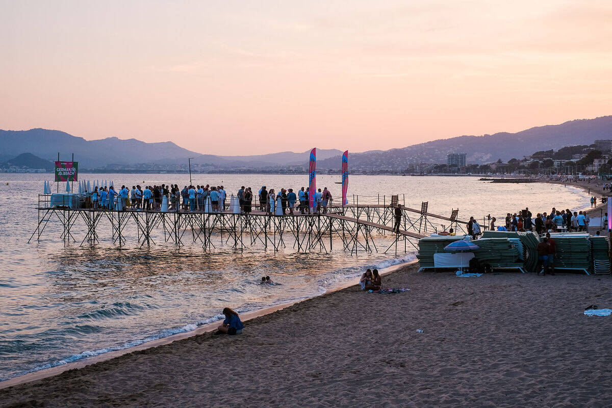 Da war die Welt noch in Ordnung: Bild vom German Beach vor zwei Wochen