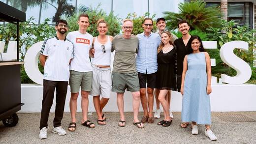 Bronze-Gewinner von Serviceplan, Saint Elmos und Charles Charlotte: Rasesh Patkar, Dr. Jan Flemming, Kathrin Jesse, Matthias Harbeck, Werner Hesse-Quack, Christian Sommer, Paulina Schumann, Pascal Fiedler, Swarna Thomas