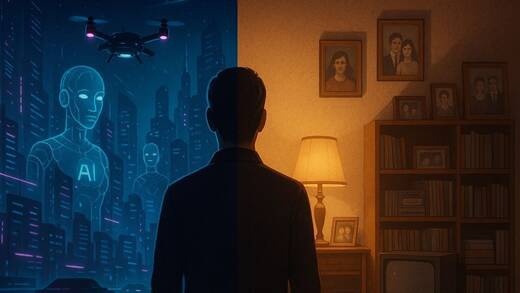 Technologie schafft Distanz, Nostalgie schafft Nähe.