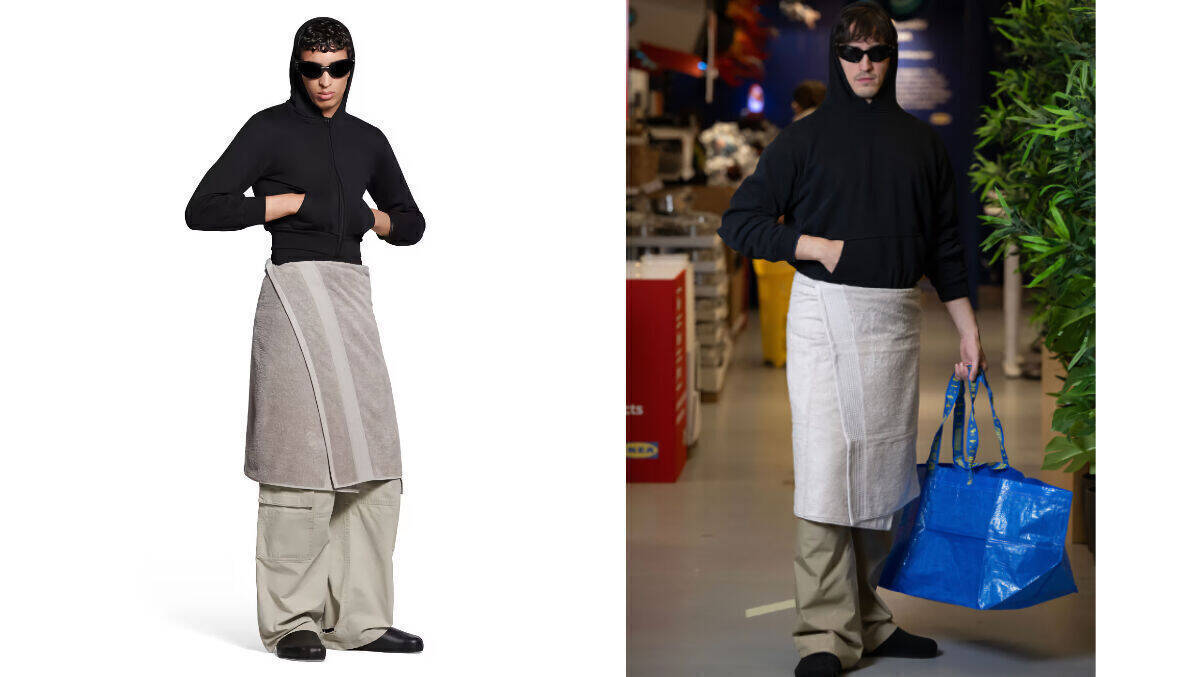 Balenciaga vs Ikea: Welcher Rock ist der schönere?