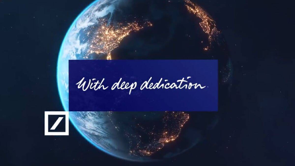 Die Positionierung der Deutschen Bank.