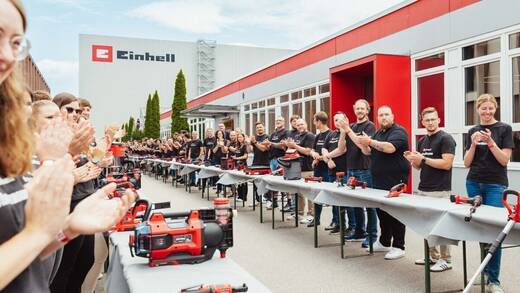 Einhell ist jetzt Weltrekordhalter in Sachen Akku.