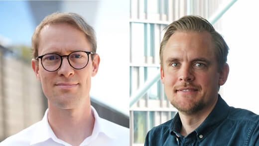 Tobias Kißmer (li.) und Mads Rebsdorf