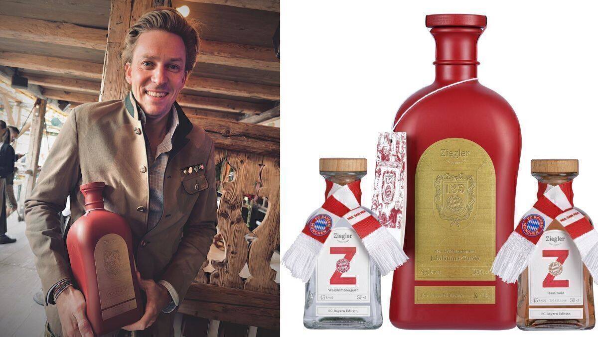 Ziegler-CEO Andreas Rock und die FC Bayern x Ziegler Fan-Edition