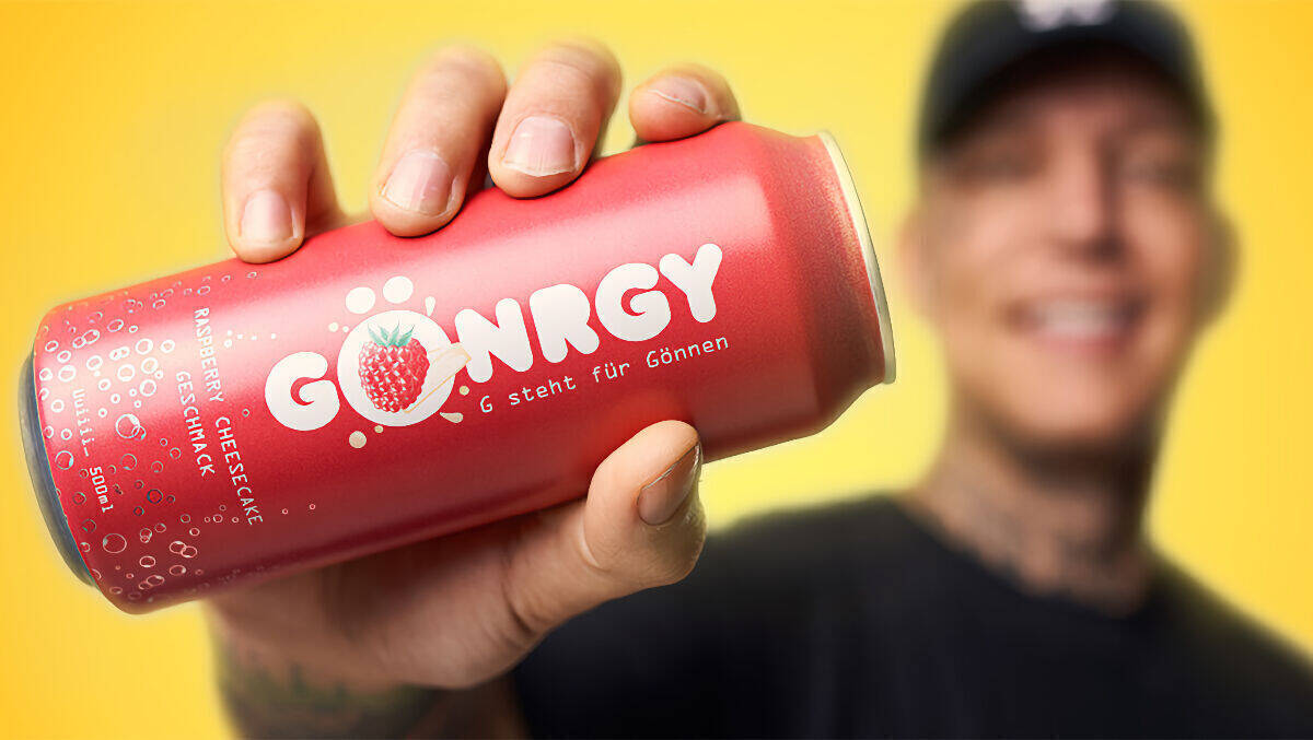 Montana Black mit seinem Energydrink "Gönrgy"