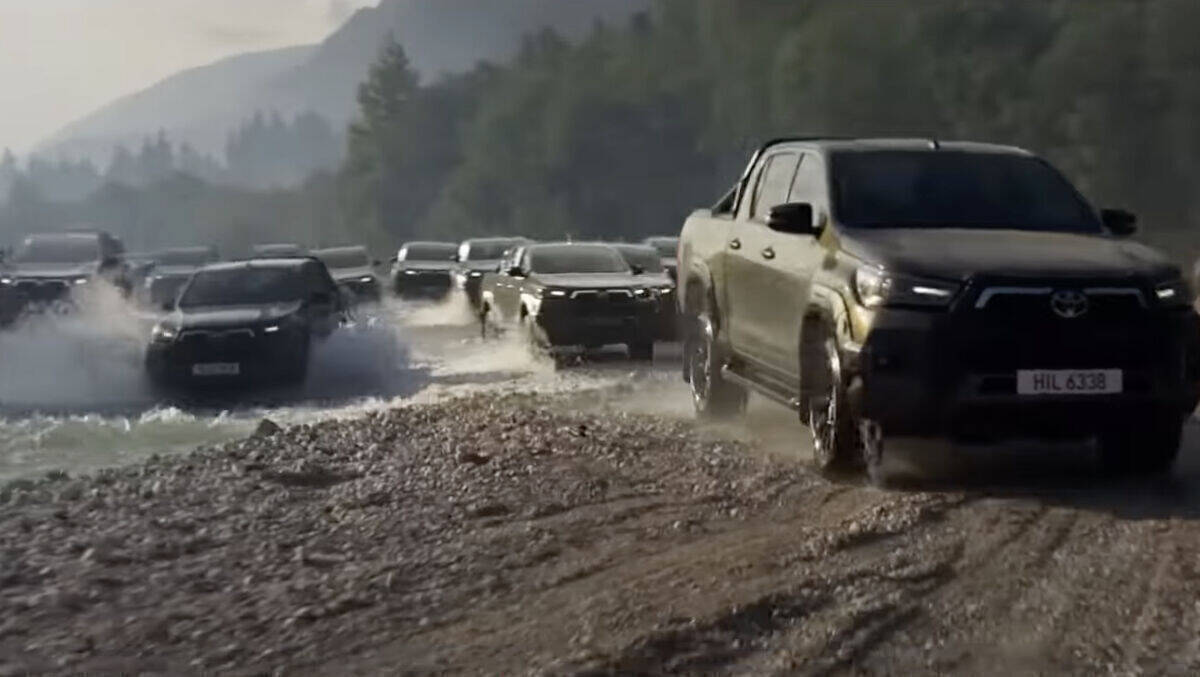 Nicht gern gesehen: Toyota-SUVs im Gelände.