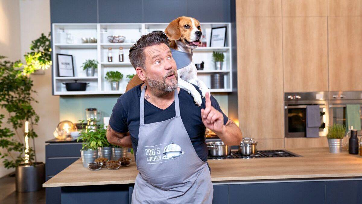 Mike Süsser und Hundestar Nami sind Protagonisten in "Dog's KItchen"